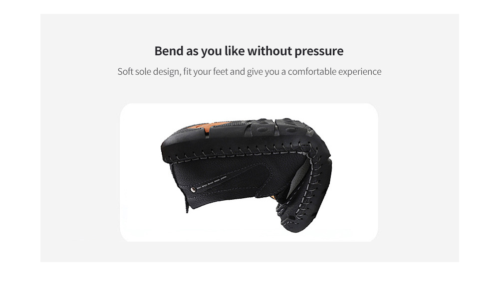 Men's Casual Fashion Hand-stitched Sole Large Size Shoes - 9966 Card 47